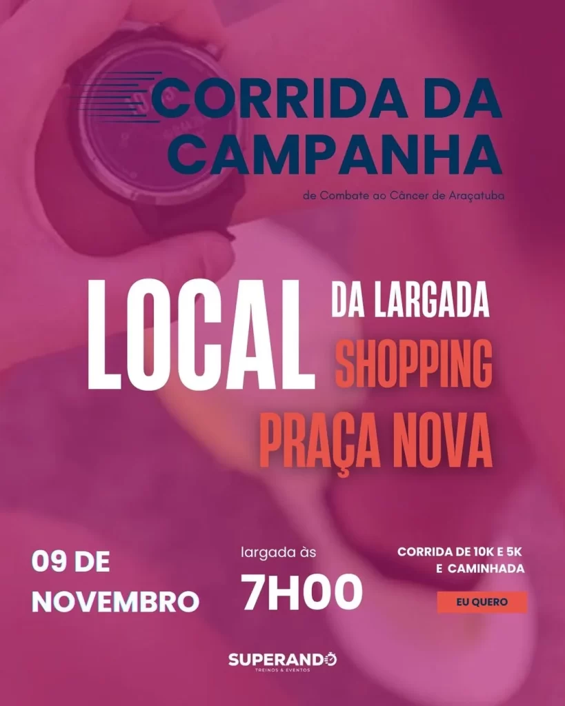 Praça Nova 1ª Corrida da Campanha Contra o Câncer