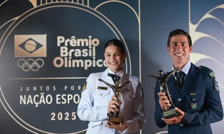 Caio Bonfim e Maria Clara Pacheco Prêmio Brasil Olímpico