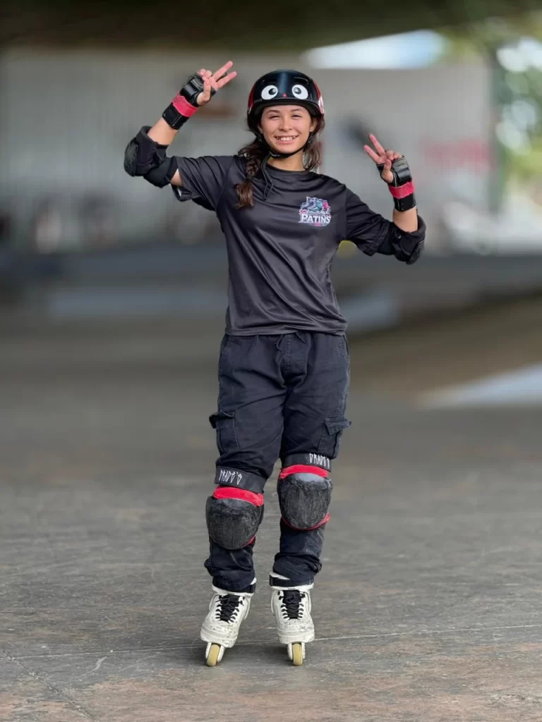 Patinadora de Rio Preto