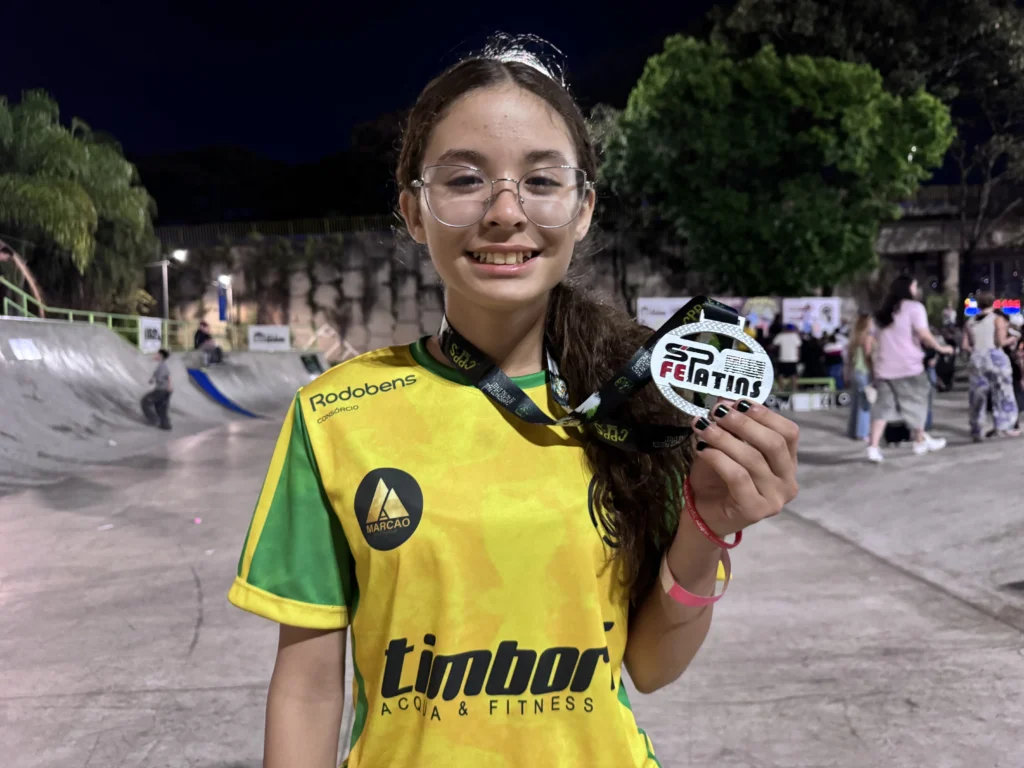 Patinadora de Rio Preto